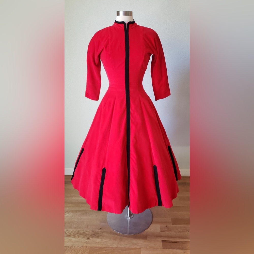 Suzy Perette New Look 1950s Red Dress